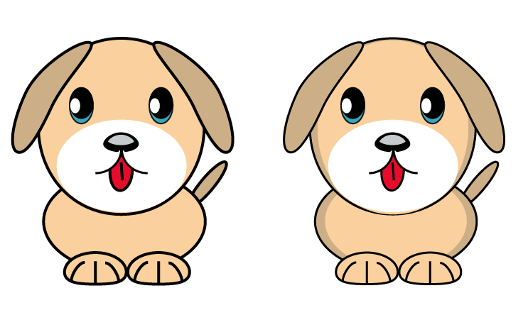 743x444 Cartoon Dog Logo By Aaronvs21