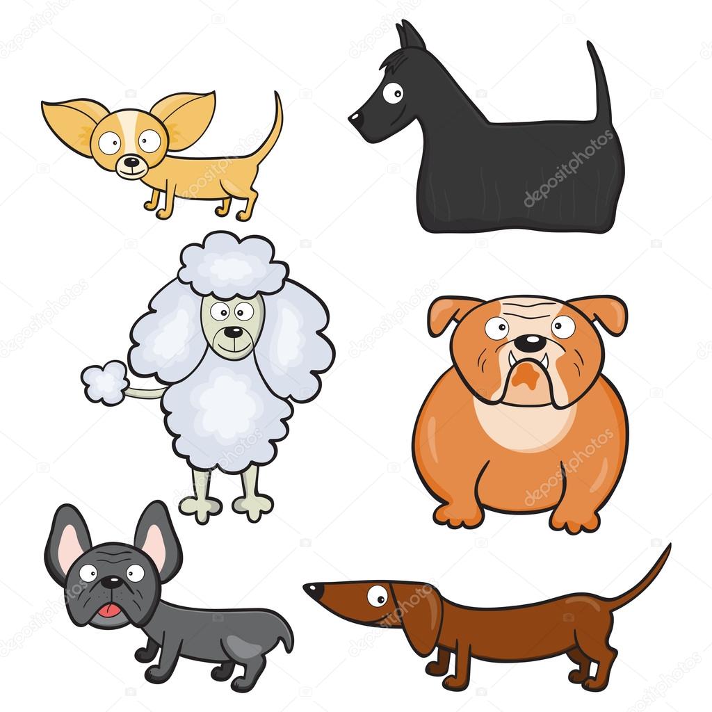 1024x1024 Cartoon Dogs Stock Vector Jenpo5