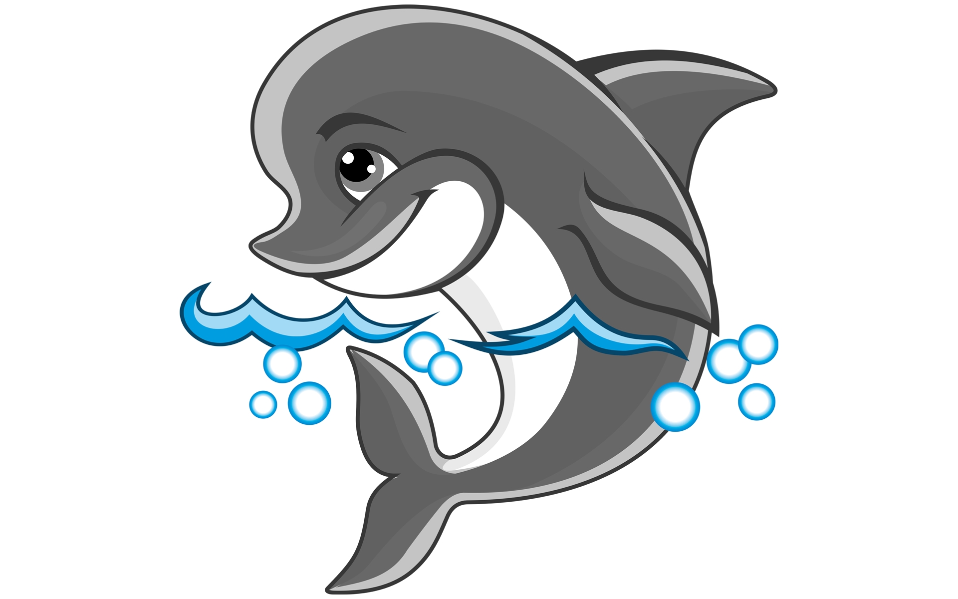 1920x1200 Cartoon Pictures Of Dolphins
