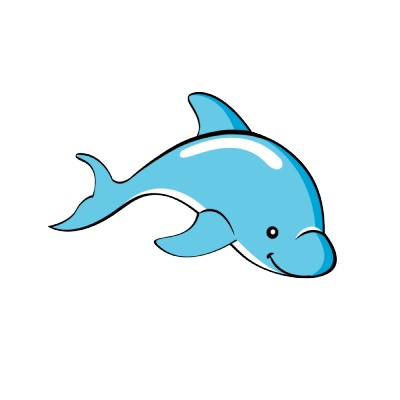 400x400 Dolphins Clipart Cartoon