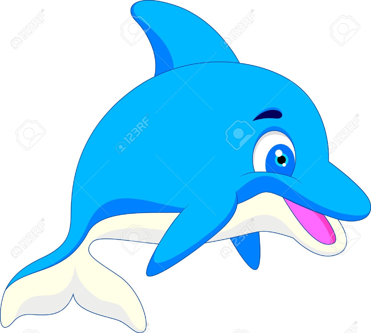1300x1168 Funny Clipart Dolphin