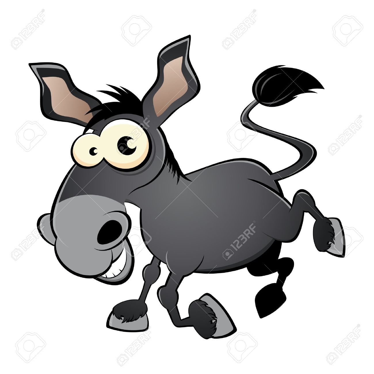 1300x1300 Funny Cartoon Donkey Royalty Free Cliparts, Vectors, And Stock