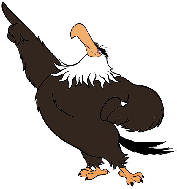 596x637 Eagle Clipart Angry