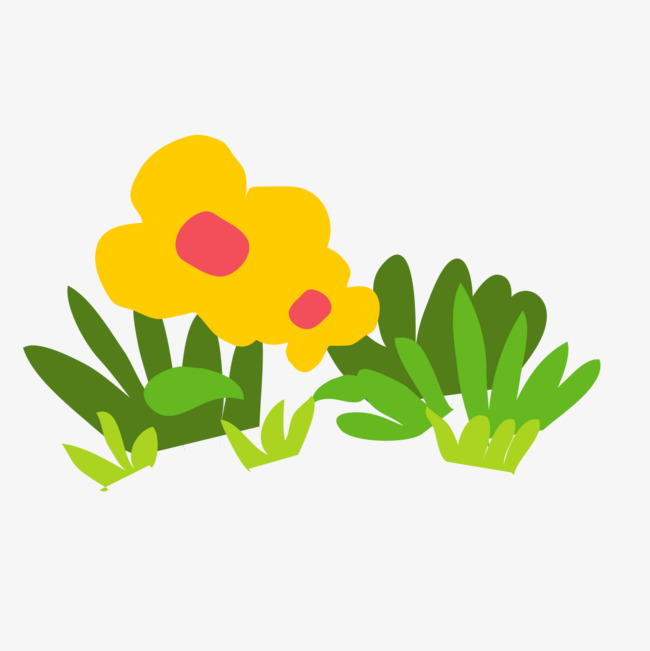 650x651 Cartoon Grass Flowers, Cartoon, Grass Png Image For Free Download