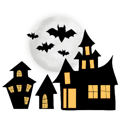 400x400 Haunted House Clipart Transparent