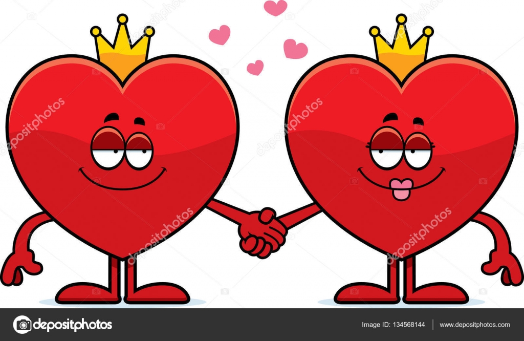1024x666 Cartoon King And Queen Of Hearts Stock Vector Cthoman