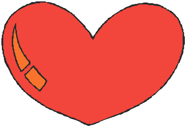 608x413 Drawings Of Hearts, Heart Images And Cartoon Love