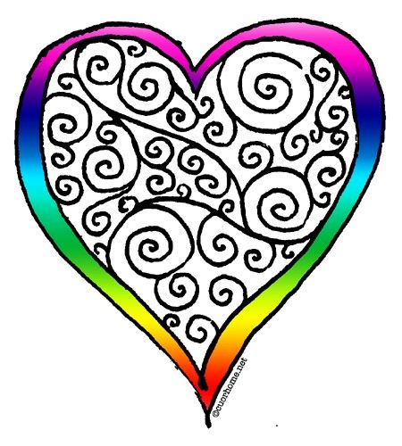 450x500 1581 Best Cartoon Hearts Images Hearts, Colors And Gifs