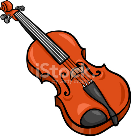 424x439 Violin Cartoon Illustration Clip Art Stock Vector