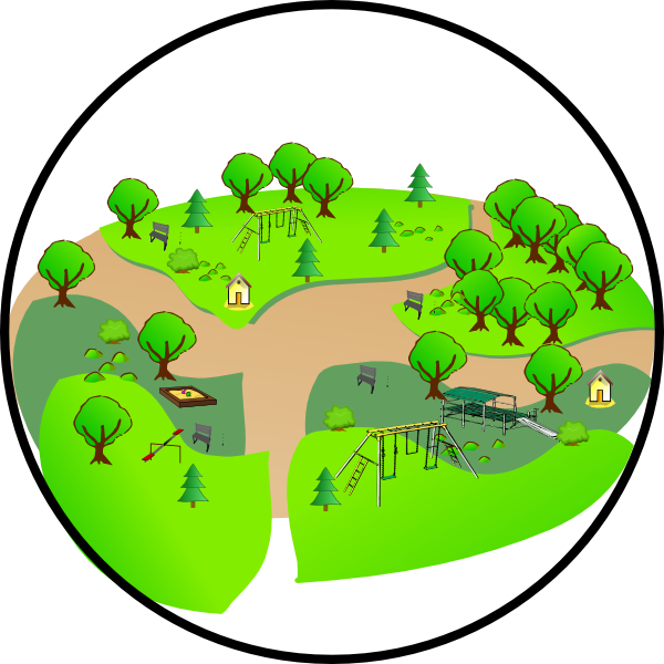 600x600 Country Park Clip Art