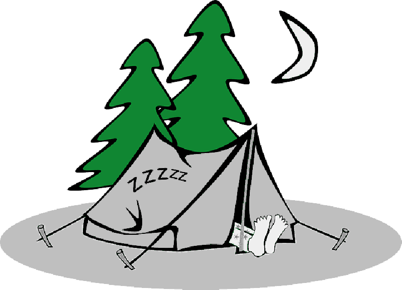 800x578 People, Man, Girl, Camper, Sleeping, Person, Cartoon