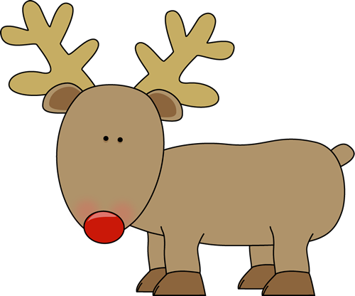 500x416 Cartoon Reindeer Clipart