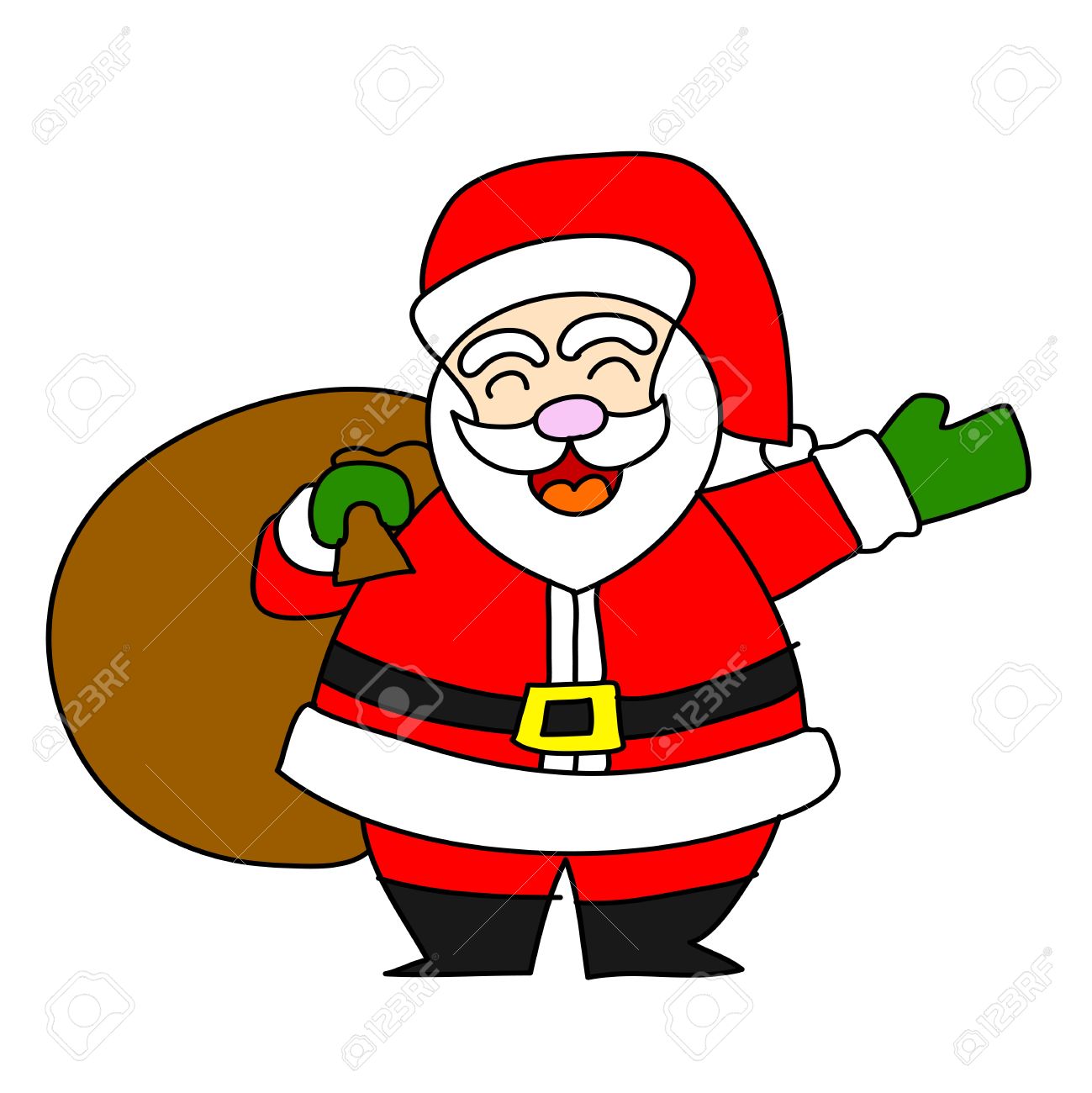 1299x1300 Cartoon Santa Claus Royalty Free Cliparts, Vectors, And Stock