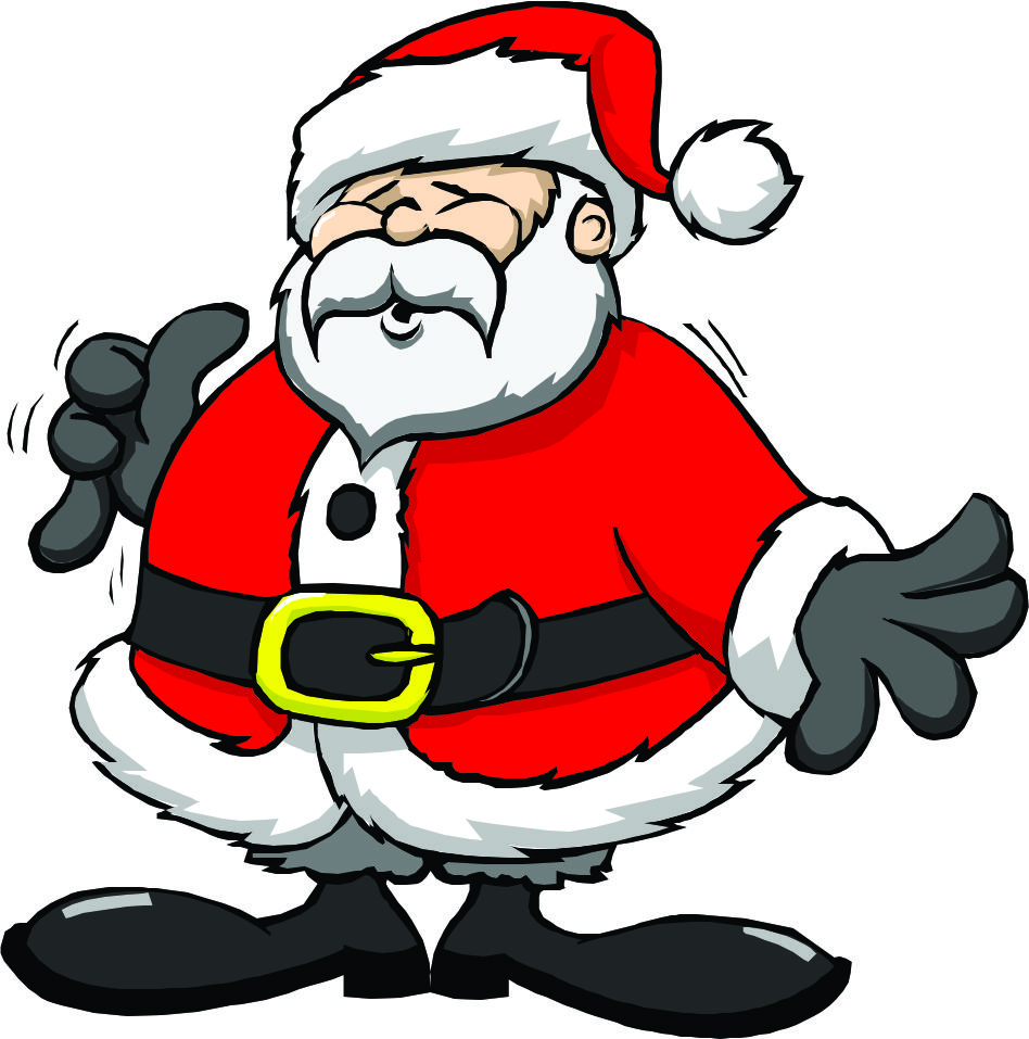 948x957 Santa Clipart Cartoon