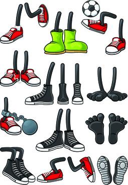 255x368 Cartoon Shoes Free Vector Download (14,938 Free Vector)