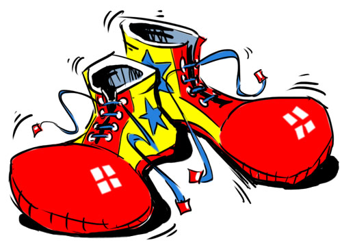 500x358 Shoes Clown Clipart, Explore Pictures