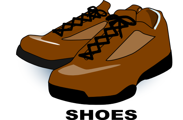 600x394 Brown Shoes Clip Art