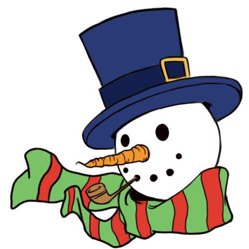 500x500 How To Draw A Cartoon Snowman Face 6 Steps (With Pictures)