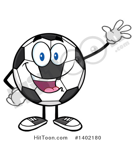 450x470 Soccer Ball Character Clipart