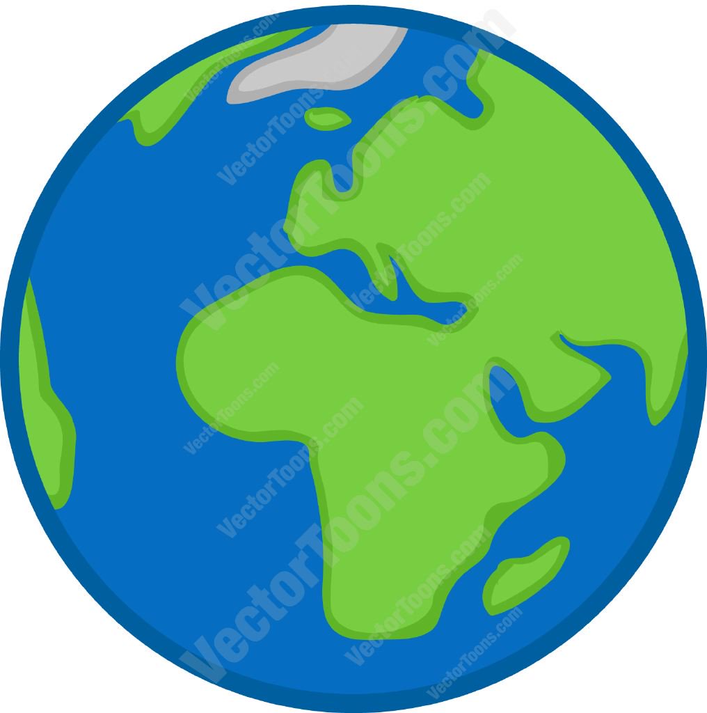 1016x1024 Earth From Space Cartoon Clipart
