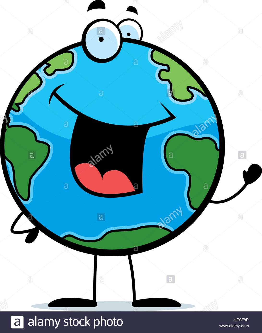 1092x1390 Happy Cartoon Planet Earth Waving Stock Photos Amp Happy Cartoon
