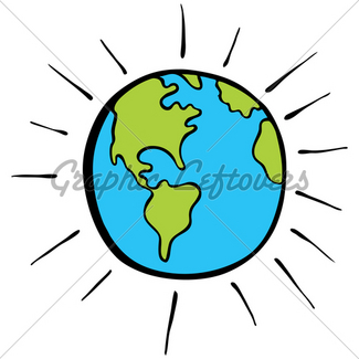 325x325 Happy Planet Earth With Thumbs Up Gesture Vector Cartoon Gl