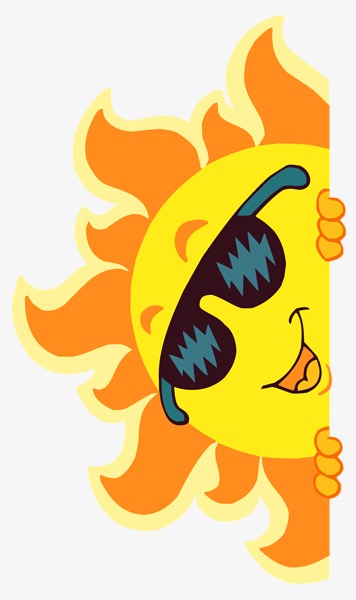 356x600 Cool Cartoon Sun, Sun, Sunglasses, Flame Png Image For Free Download
