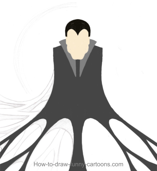 514x561 Vampire Drawing (Cartoon Painting)