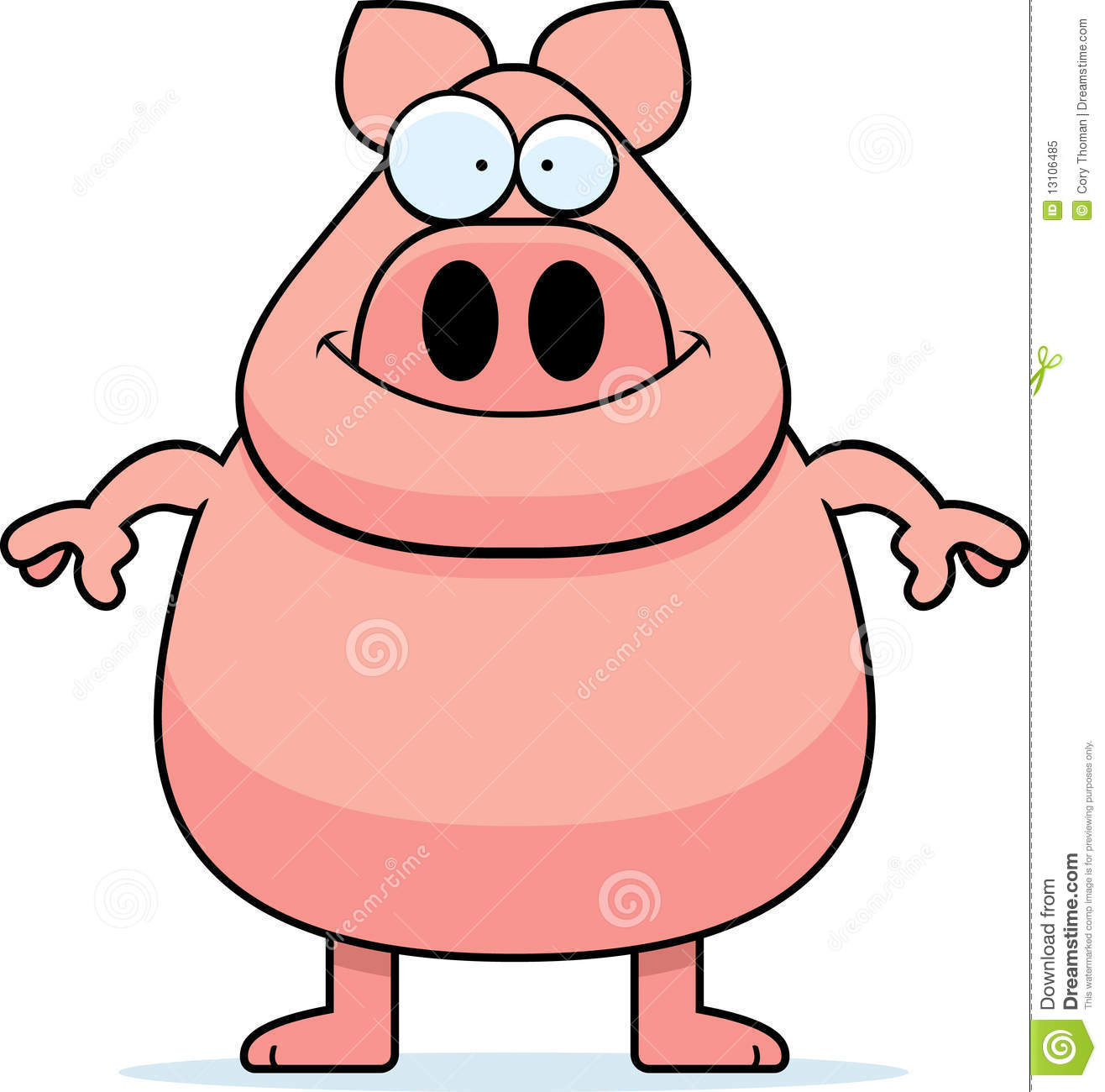 1316x1300 Animated Pig Clipart