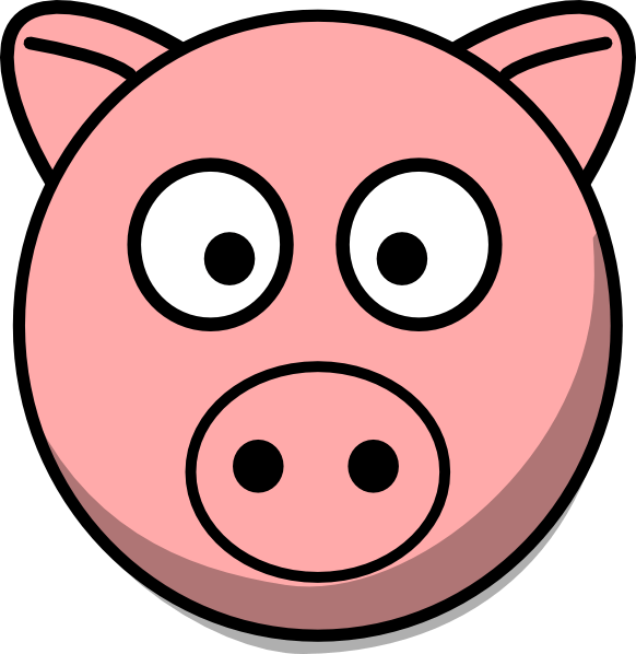 582x598 Piggy Nose Cliparts 244447