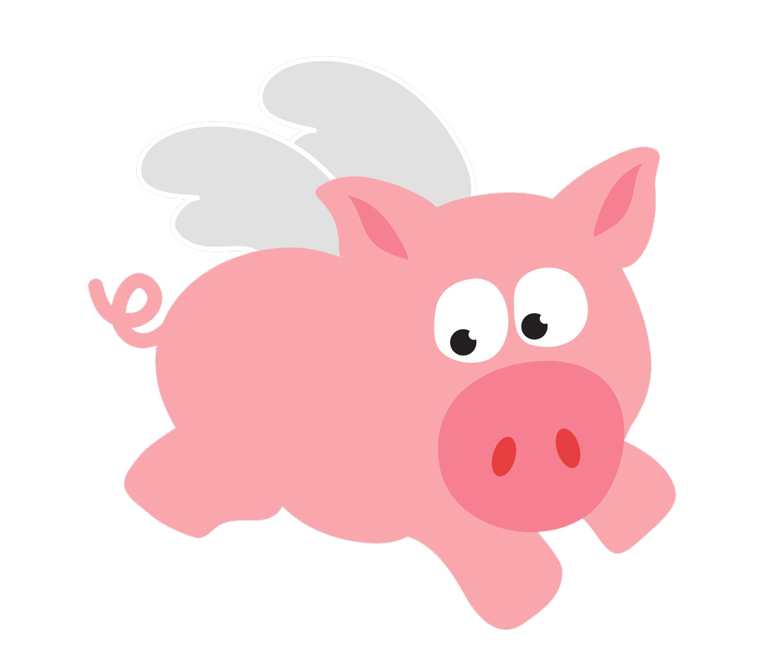 1084x936 Cartoon Pig Clipart