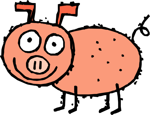 600x458 Graphics For Cartoon Pig Graphics