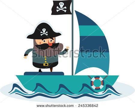 450x364 Die Besten Cartoon Pirate Ship Ideen Auf