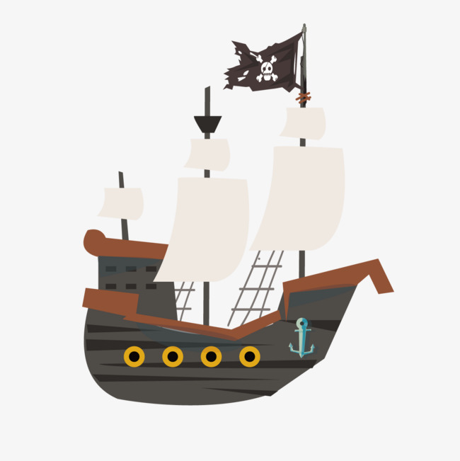 650x651 Cartoon Pirate Ship, Cartoon, Pirate Ship, Ferry Png And Vector