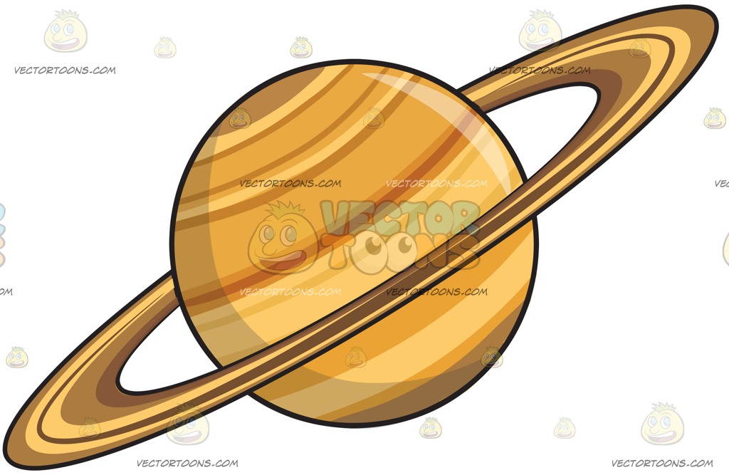 1024x667 The Planet Saturn Cartoon Clipart