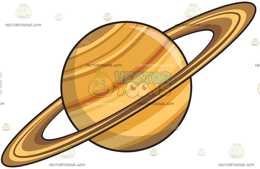 1024x667 The Planet Saturn Cartoon Clipart