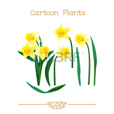450x450 Illustration Vector Pic Series Cartoon Plants. Rose Flower Crown