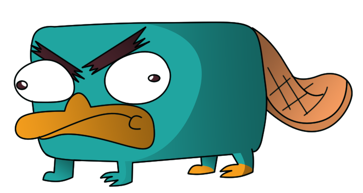 741x395 Cartoon Platypus Pictures