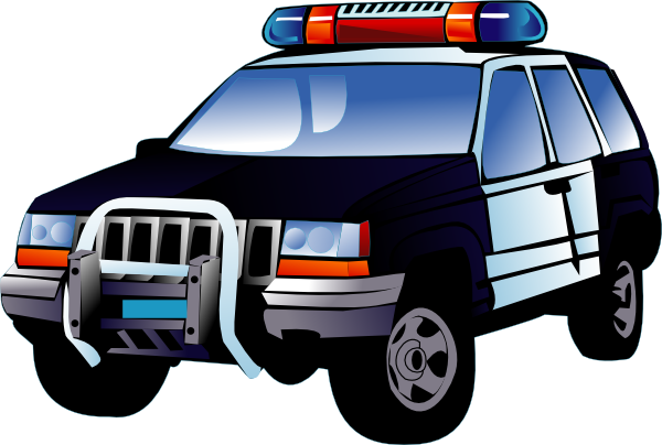600x404 Police Car Clip Art