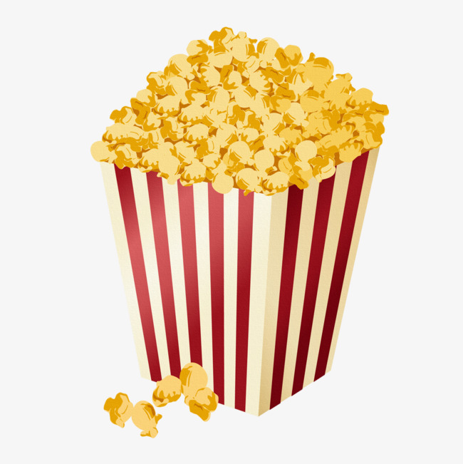 650x651 Cartoon Popcorn, Popcorn, Food, Cartoon Png Image For Free Download