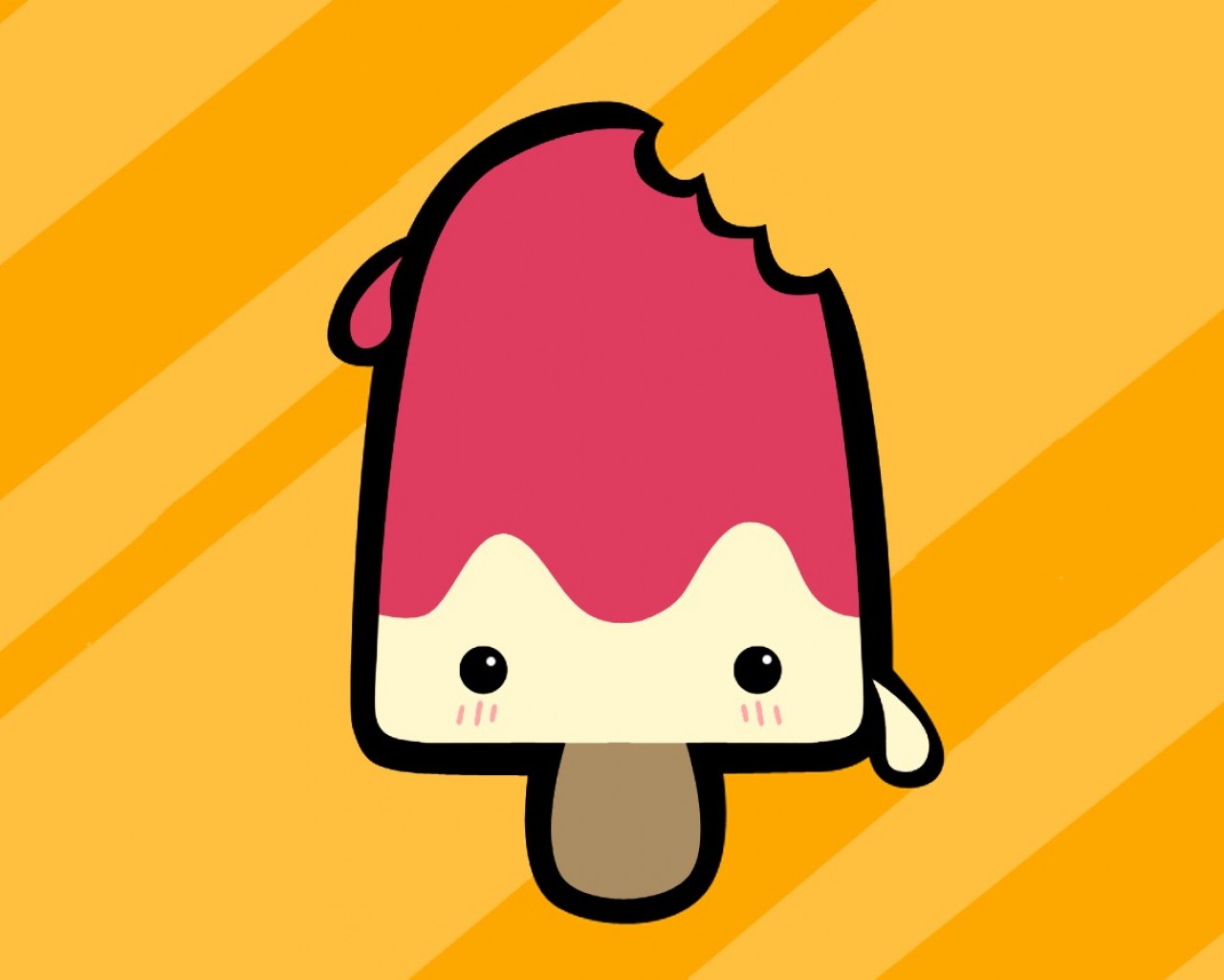 1280x1024 Screenheaven Popsicles Cartoon Art Crying Desktop And Mobile