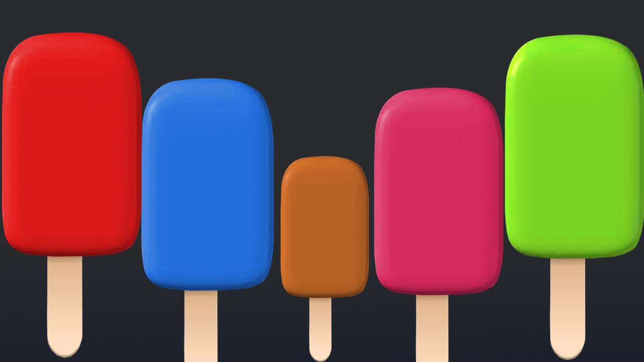 1280x720 Icecream Funny Cartoon Finger Family Song Ice Cream Popsicles
