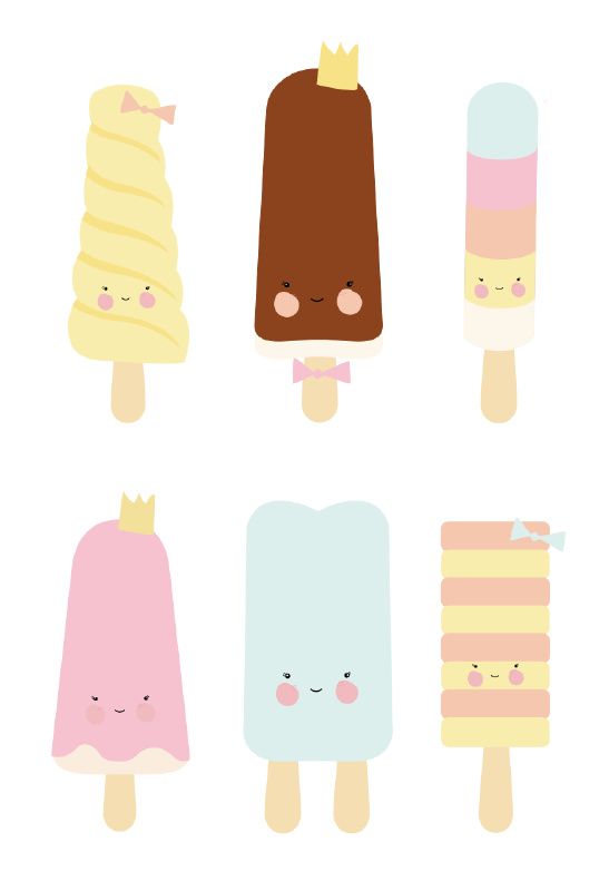 547x800 927 Best Popsicles Illustrations Images Ice
