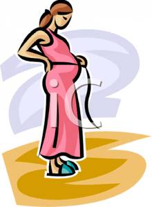 220x300 Picture A Pregnant Woman Measuring Her Belly