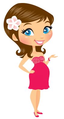 213x396 Cartoon Pregnant Women Beautiful Pregnant Woman On Shopping