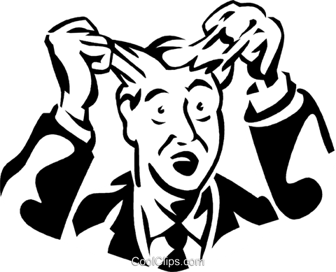 Cartoon Pulling Hair Out Clipart | Free download on ClipArtMag