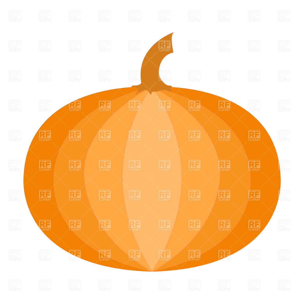 1200x1200 Cartoon Pumpkin Royalty Free Vector Clip Art Image
