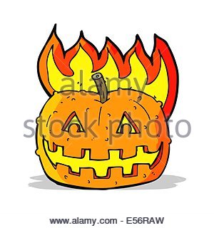 300x320 Illustration Halloween Pumpkin Crazy Cartoon Illustration Scary