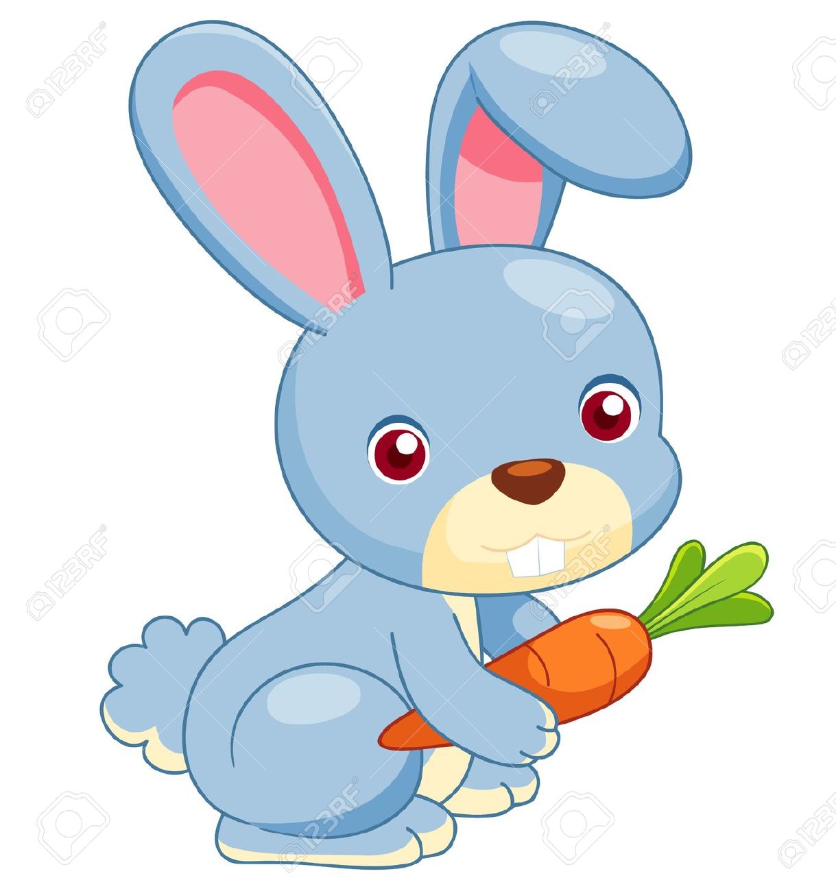 1219x1300 Cartoon Rabbit Image Kids Coloring