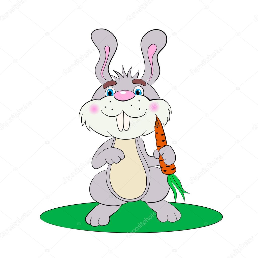 1024x1024 Cartoon Funny Rabbit Stock Vector Vitasunny